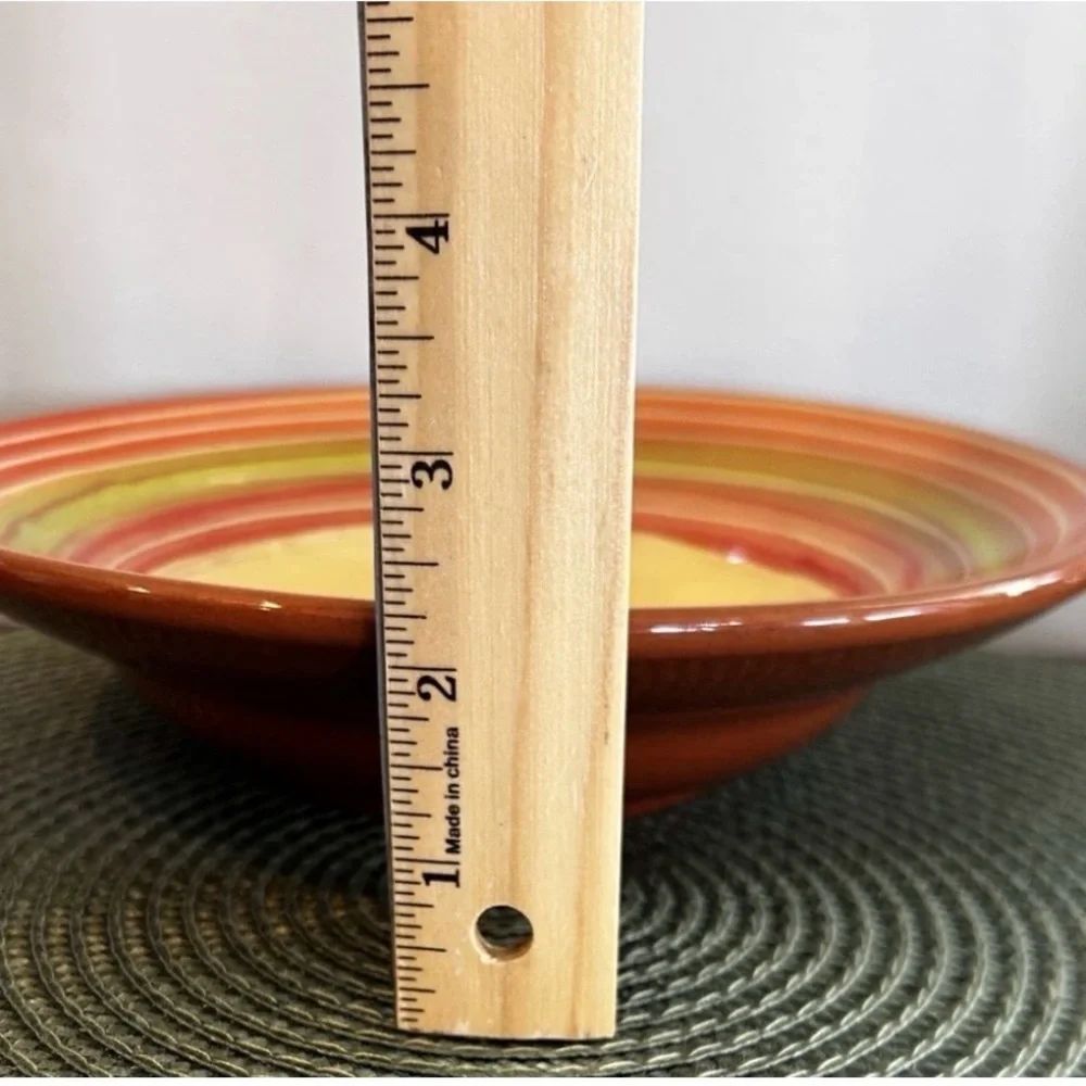 Pier 1 Imports VIA Terracotta Salad Soup Pasta Bowls Made In Portugal 9” *Read*